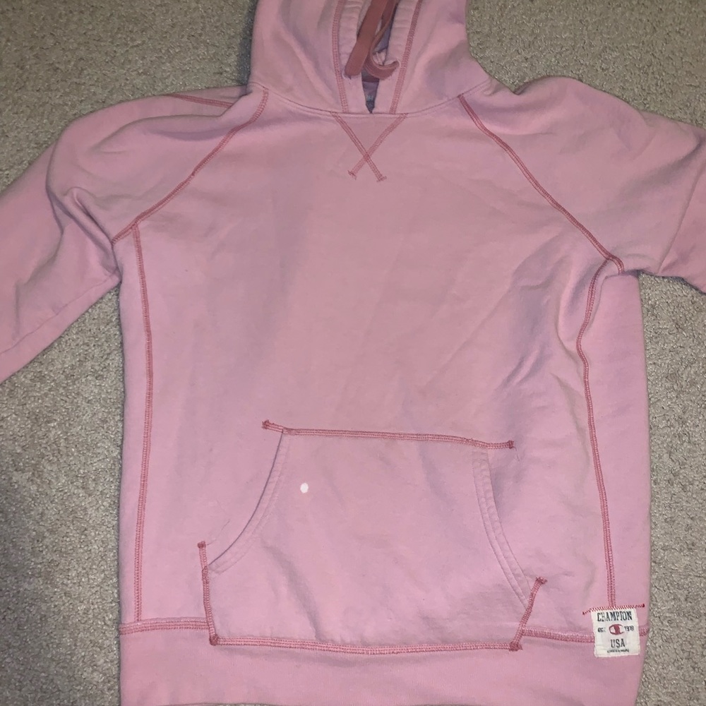 light pink sweatshirt